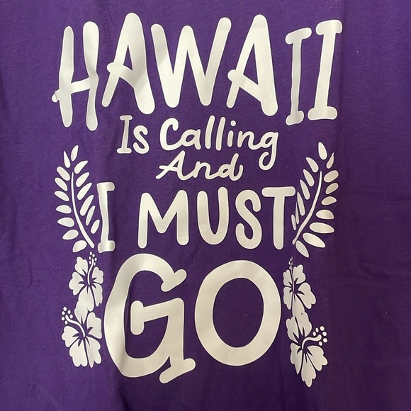 Hawaii Is Calling T-shirt, unisex size Large - Picture 2 of 4